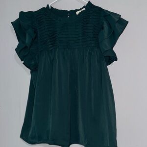 Dark green dress shirt